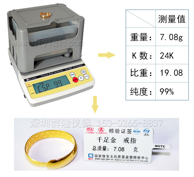 GP-300K黃金K數測量儀,黃金純度檢測儀,臺灣原裝進口,專業(yè)檢測黃金/白金等貴金屬的純度和K數